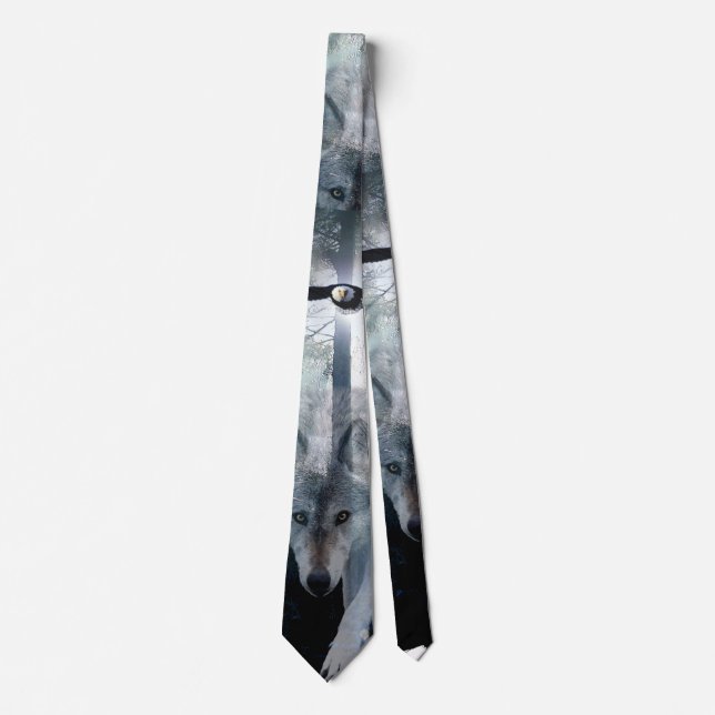 Wolf and Eagle Clan Collection Krawatte (Vorderseite)