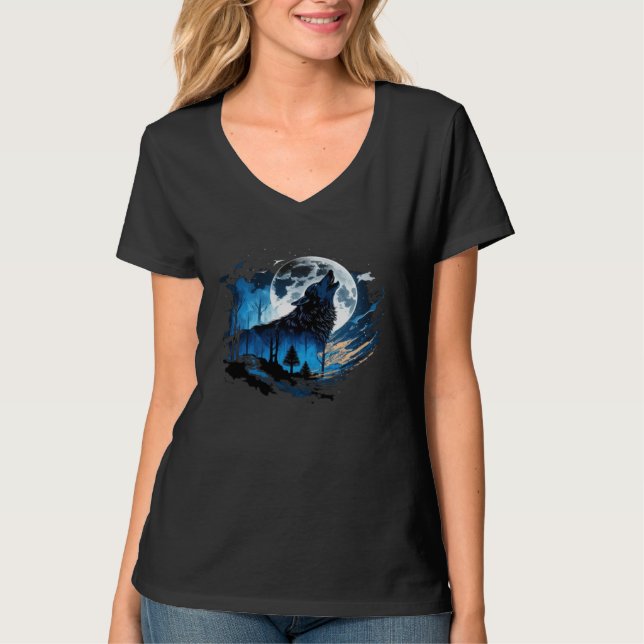 Wolf And Wolves Men Women Kids  44 T-Shirt (Vorderseite)