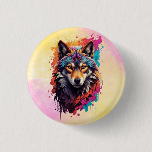 Wolf Animal Logo Design-87694 Button