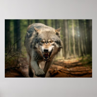 Wolf Animal Nature Majestic Wilderness