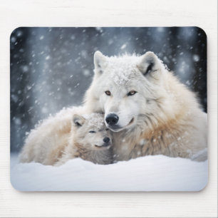 Wolf Animal Wild Beauty Freedom Wilderness Art Mousepad