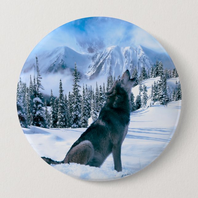 Wolf-Anruf Button (Vorderseite)