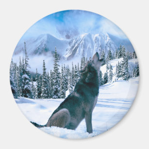 Wolf-Anruf Magnet