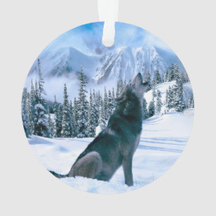Wolf-Anruf Ornament