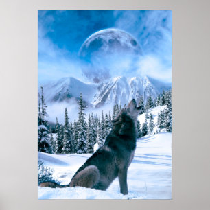 Wolf-Anruf Poster