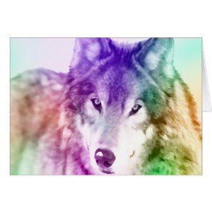 Wolf-Anstarren-Kunst