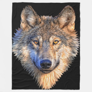 Wolf-Art-Fleece-Decke Fleecedecke