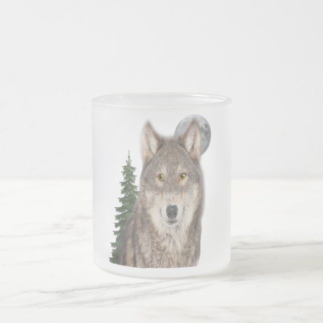 Wolf Art Mattglastasse (Mittel)