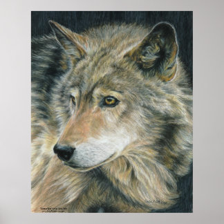 Wolf Art Poster