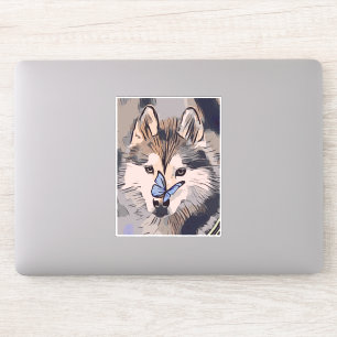 Wolf Aufkleber