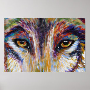 Wolf-Augen Poster