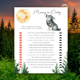 Wolf-Baby-Party - Mommy-oder-Daddy-Spiel