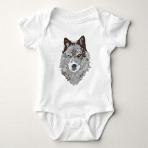Wolf Baby Strampler