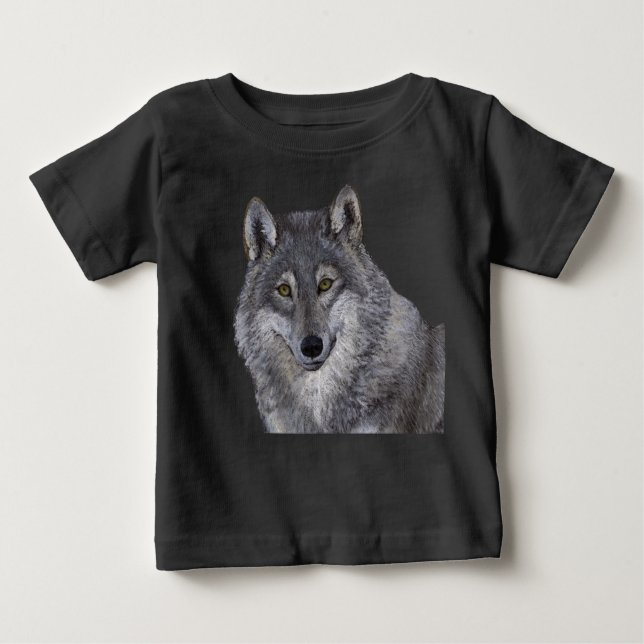 Wolf Baby T-shirt (Vorderseite)