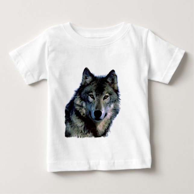 Wolf Baby T-shirt (Vorderseite)