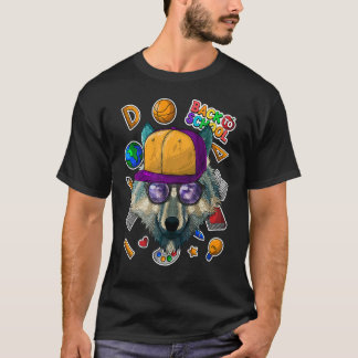 Wolf Back To School First Day Of School Animal T-Shirt