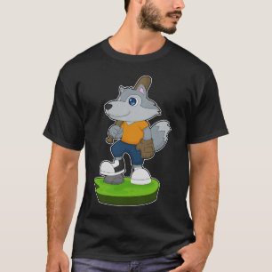 Wolf Baseball Baseball T-Shirt