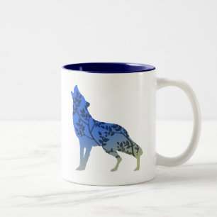 Wolf Baum Zweifarbige Tasse