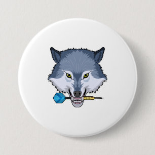 Wolf bei Darts mit Dart Button