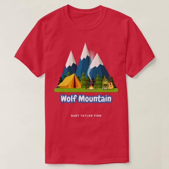 Wolf Berg T-Shirt (Design vorne)