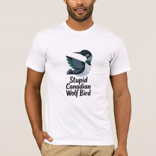 Wolf Bird Shirt Mystisches Tier-Hybrid-Design-T-Sh