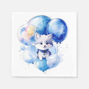 Wolf Birthday Serviette