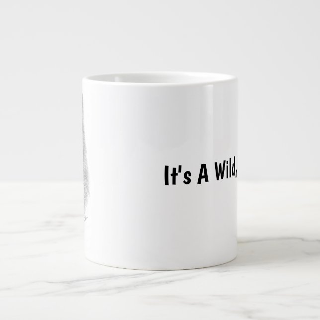 Wolf Bone China Tasse (Vorderseite)