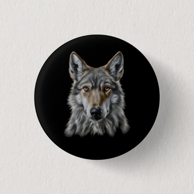 Wolf Button (Vorderseite)