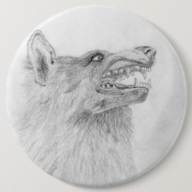 Wolf Button (Vorderseite)