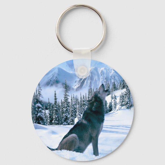 Wolf Call Schlüsselanhänger (Vorderseite)