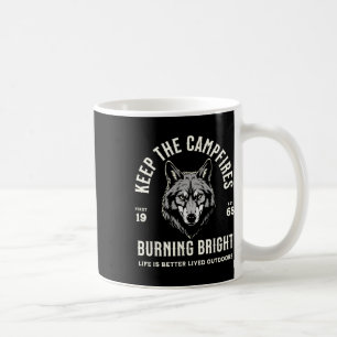 Wolf Camping Wandern Outdoor Wanderweg Walking Lag Kaffeetasse