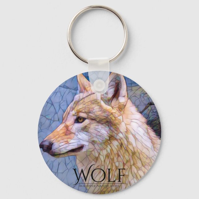 WOLF [Can key chain] Schlüsselanhänger (Vorderseite)