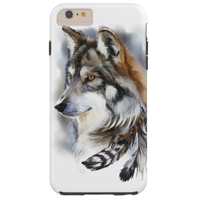 Wolf Case-Mate iPhone Hülle (Rückseite)