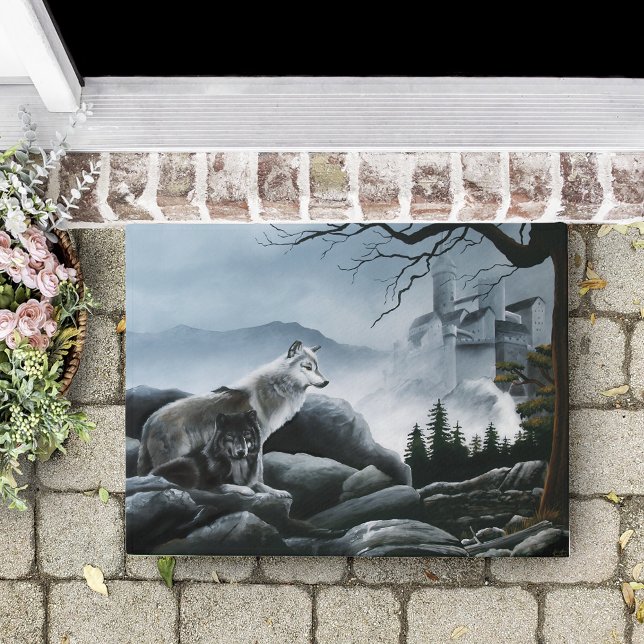 Wolf Castle Guards Fußmatte (Von Creator hochgeladen)