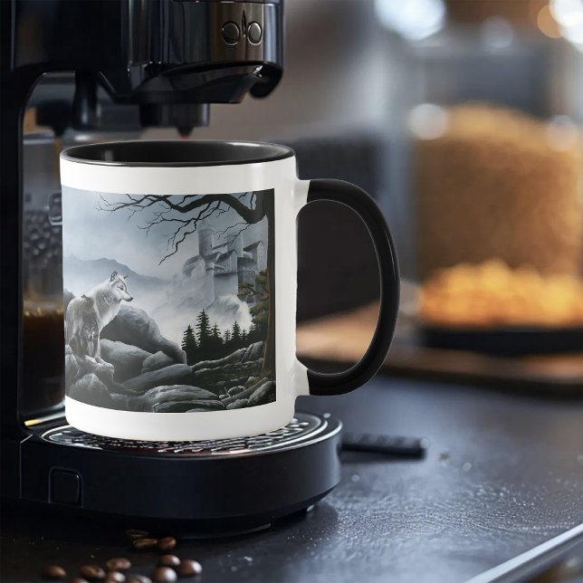 Wolf Castle Guards Tasse (Von Creator hochgeladen)