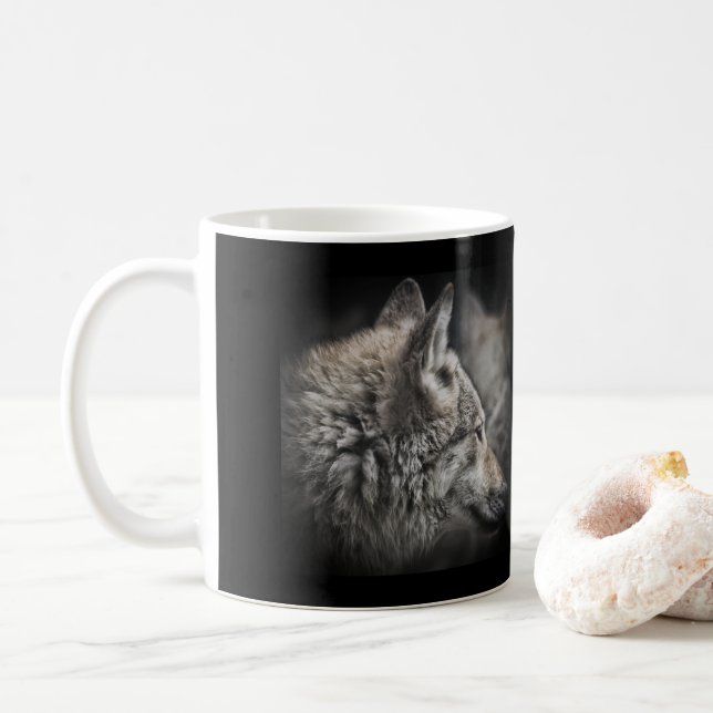 WOLF：Classic Mug Kaffeetasse (Mit Donut)