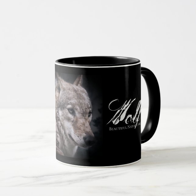 Wolf：Coffee Mug (Devant droit)