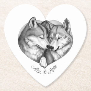 Wolf Couple Untersetzer