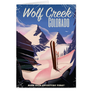 Wolf Creek Colorado Ski-Plakat