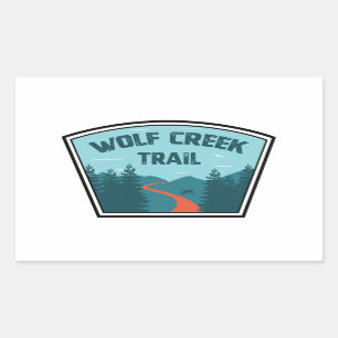 Wolf Creek Trail Dayton Ohio Rechteckiger Aufkleber