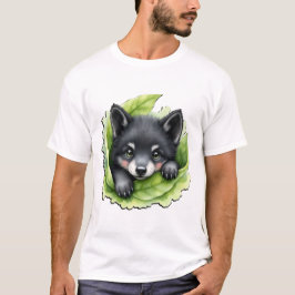 Wolf cub in the green: T-Shirt