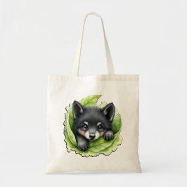 Wolf cub in the green: tragetasche