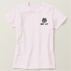 WOLF CUT BESTICKTES T-Shirt