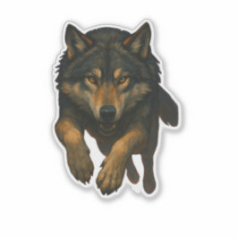 Wolf Cut-out Sticker