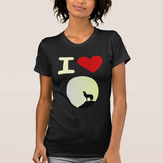 Wolf der Liebe I T-Shirt (Vorderseite)