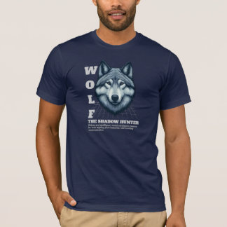 Wolf der Schattenjäger-T - Shirt