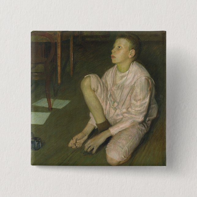 Wolf, der Sohn des Künstlers, 1900 Button (Vorderseite)