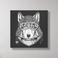Wolf Dog Motorradfahrer