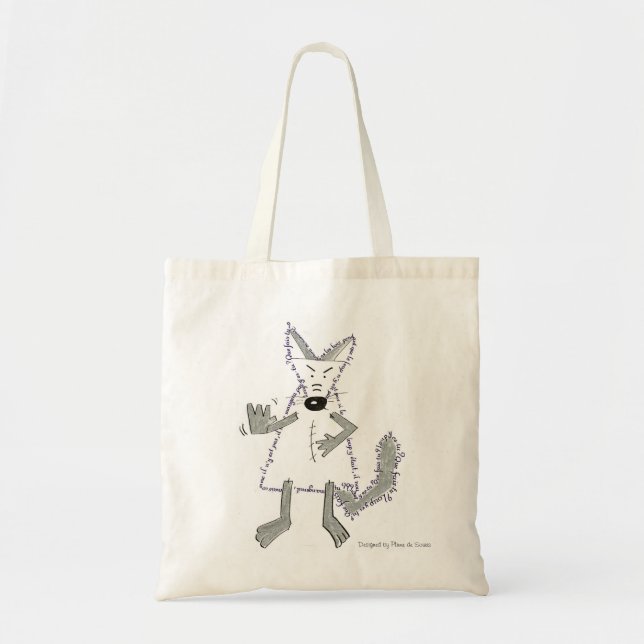 Wolf dort bist du? tragetasche (Vorne)