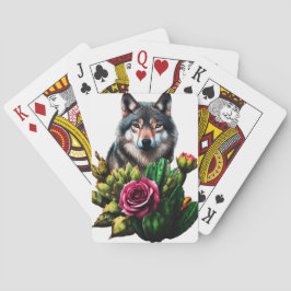 Wolf Drei Spielkarten